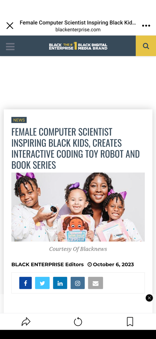 Interview with Black Enterprise Magazine