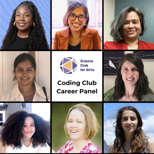 Panel discussion with Science Club for Girls