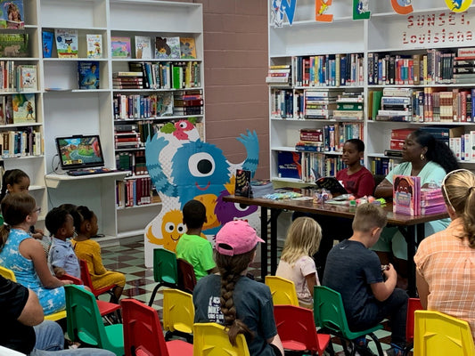 Storytime at the Armand Brinkhaus Library in Sunset, LA